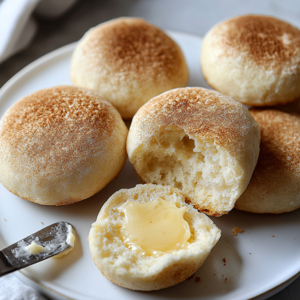 Sourdough Discard English Muffins