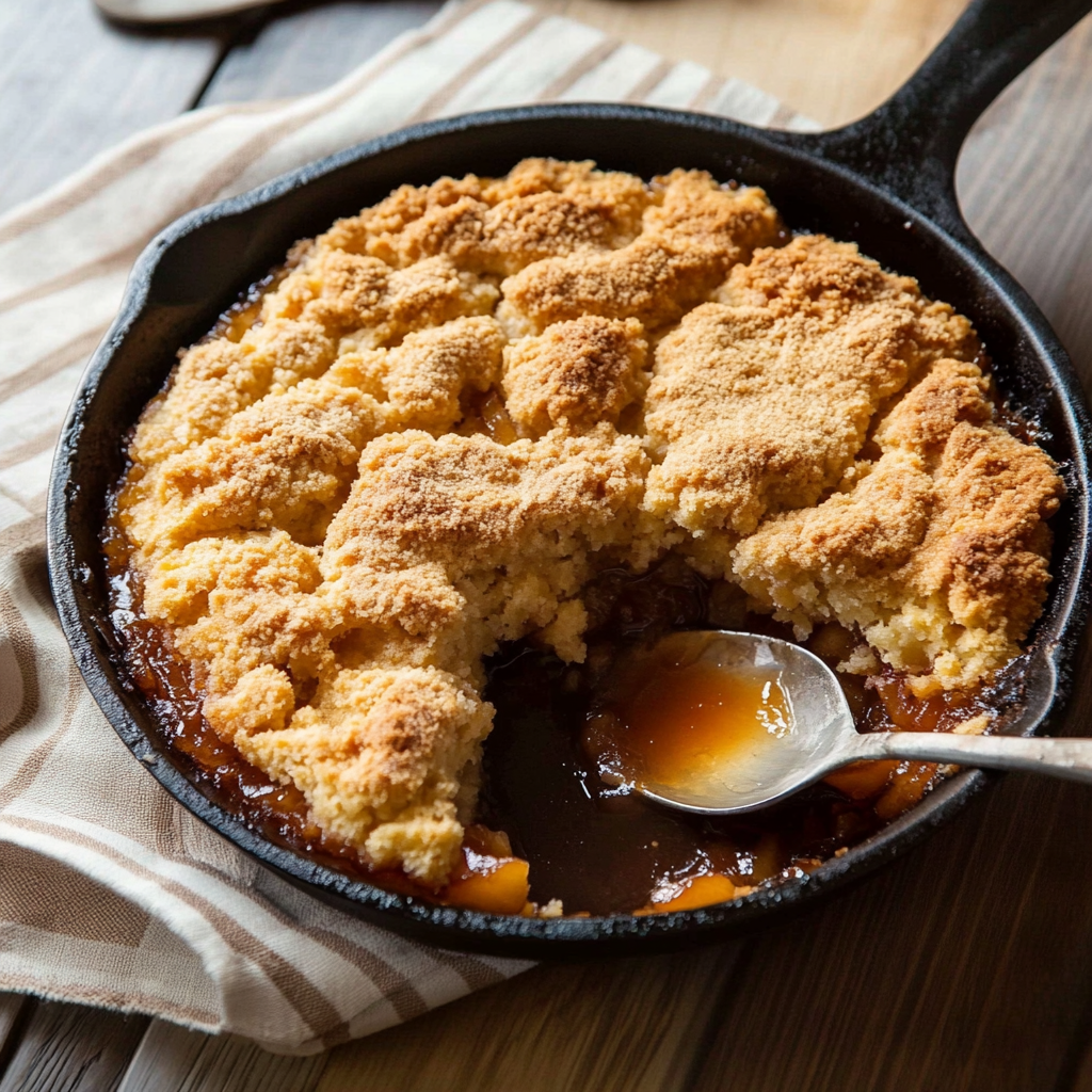 Sourdough Discard Fruit Cobbler