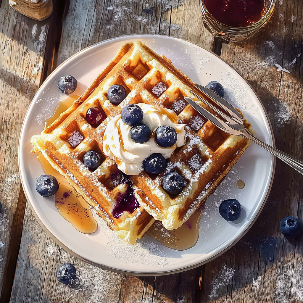 Sourdough Discard Waffles