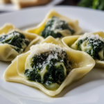 Classic Cheese & Spinach Sacchetti – A Bite of Italian Perfection! 🇮🇹