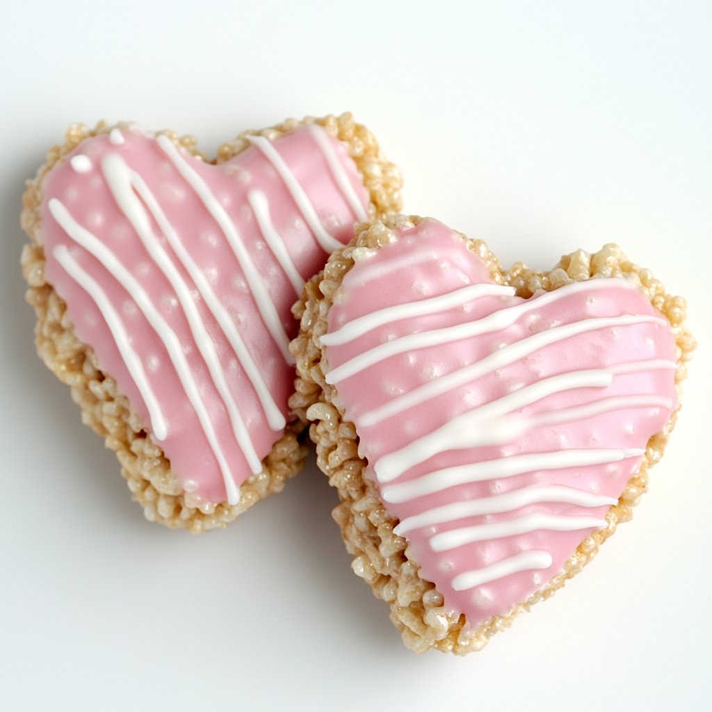 Heart-Shaped Rice Krispies Treats