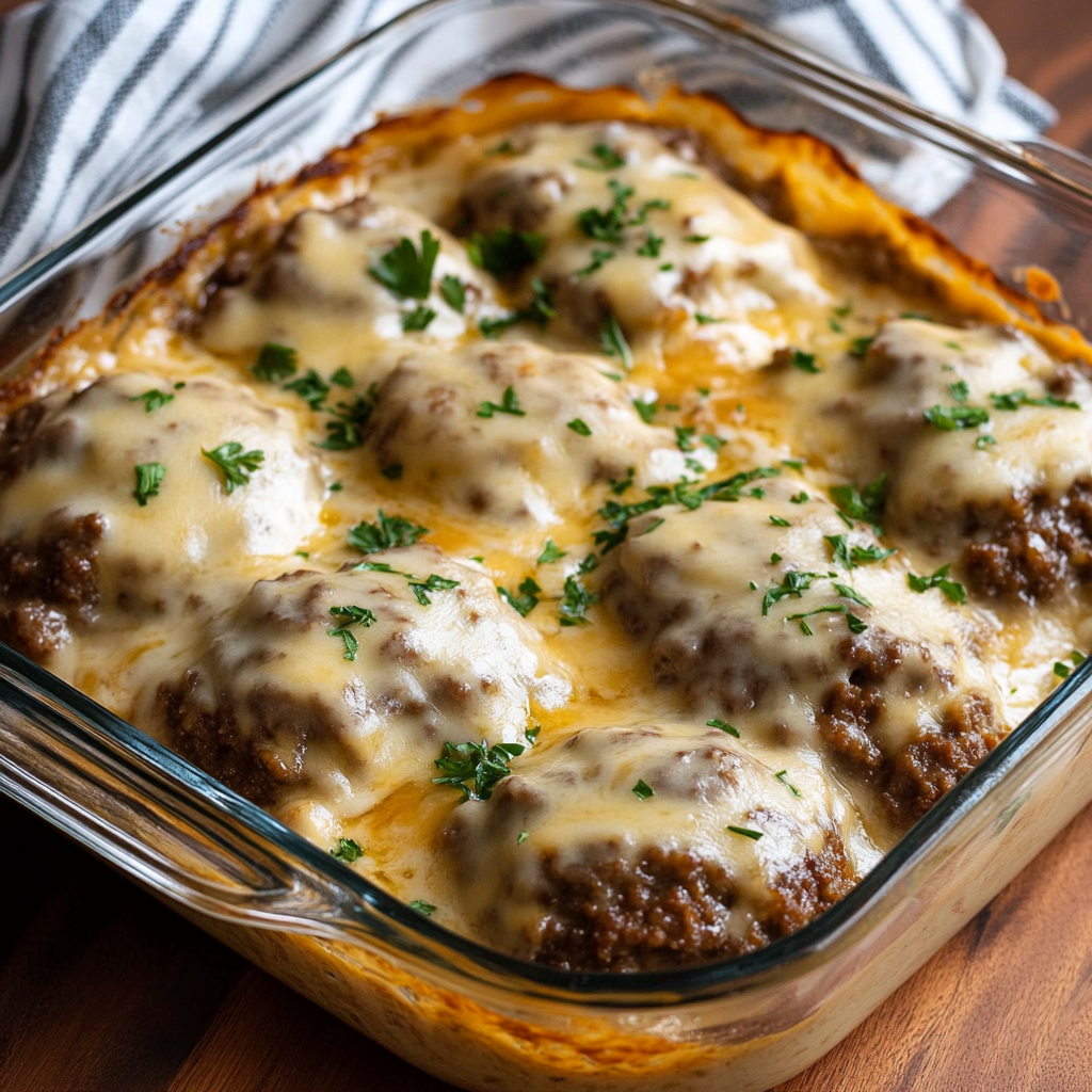 Amish Hamburger Steak Bake