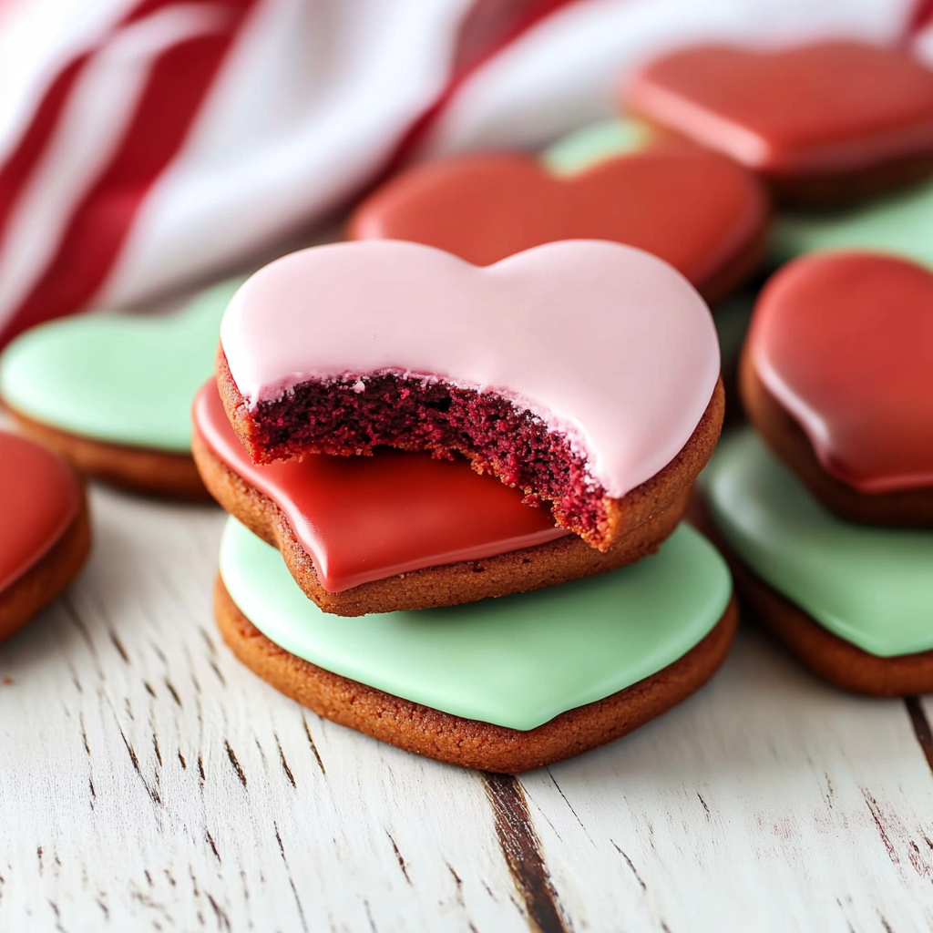 Red Velvet Sugar Cookies