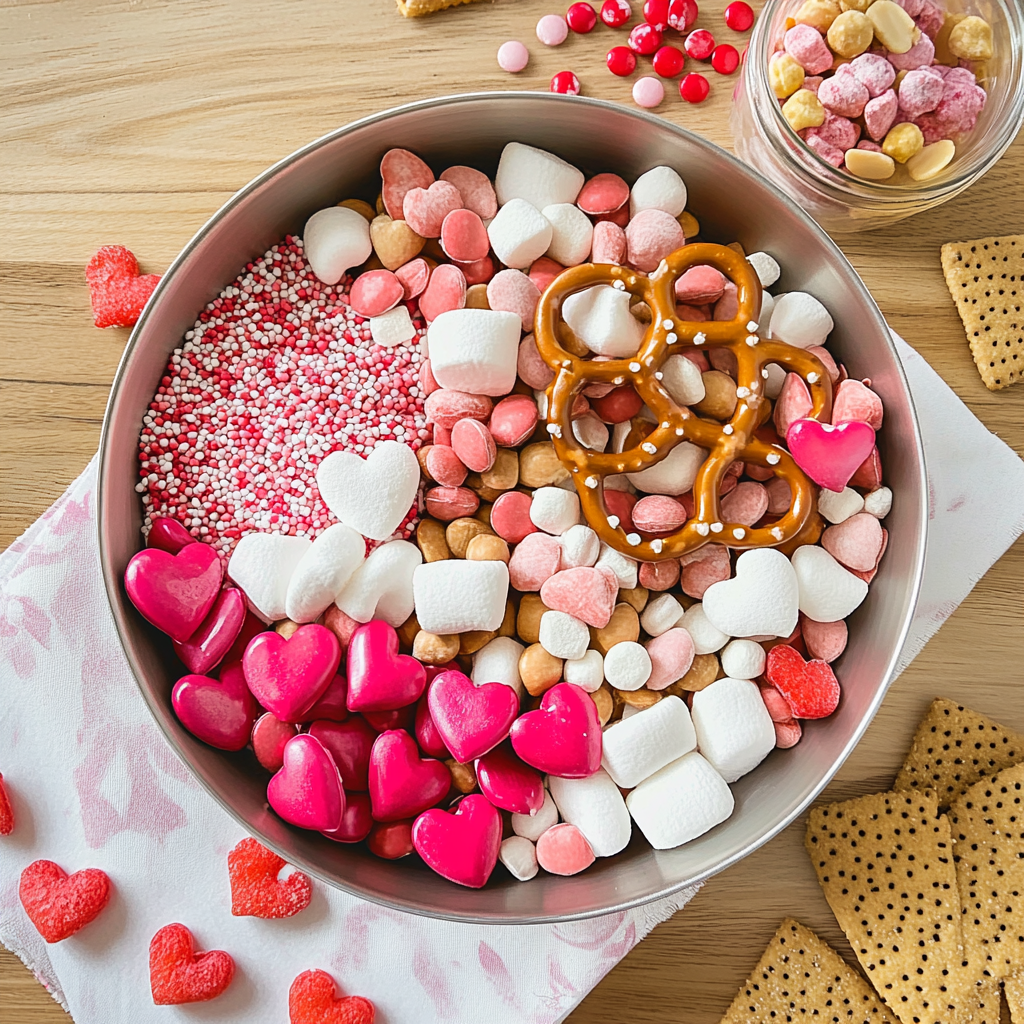 Cupid Crunch Valentine’s Day Trail Mix: A Sweet and Festive Treat