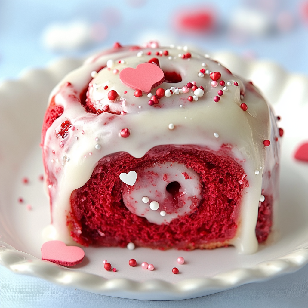 Red Velvet Valentine’s Cinnamon Rolls: A Sweet and Festive Treat for Your Loved Ones