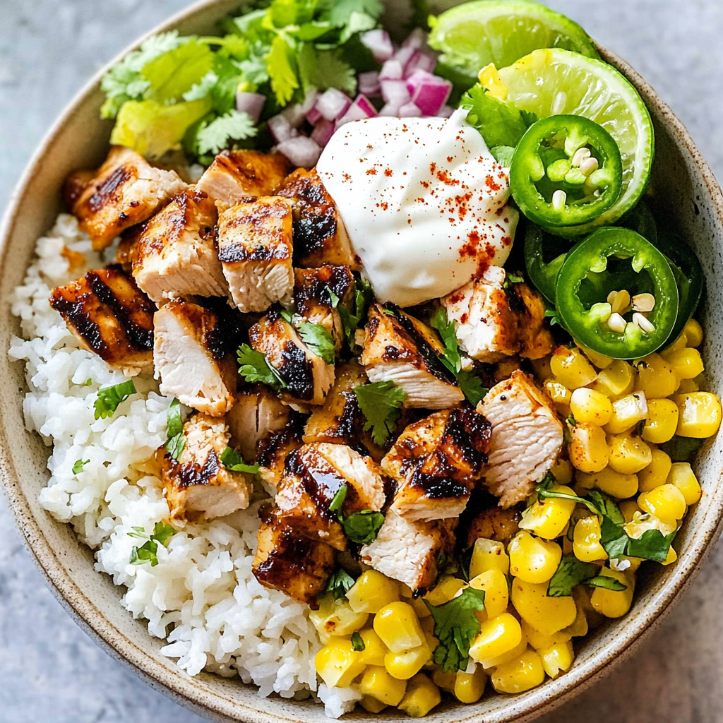 Street Corn Chicken Rice Bowl – A Flavor-Packed Summer Dish