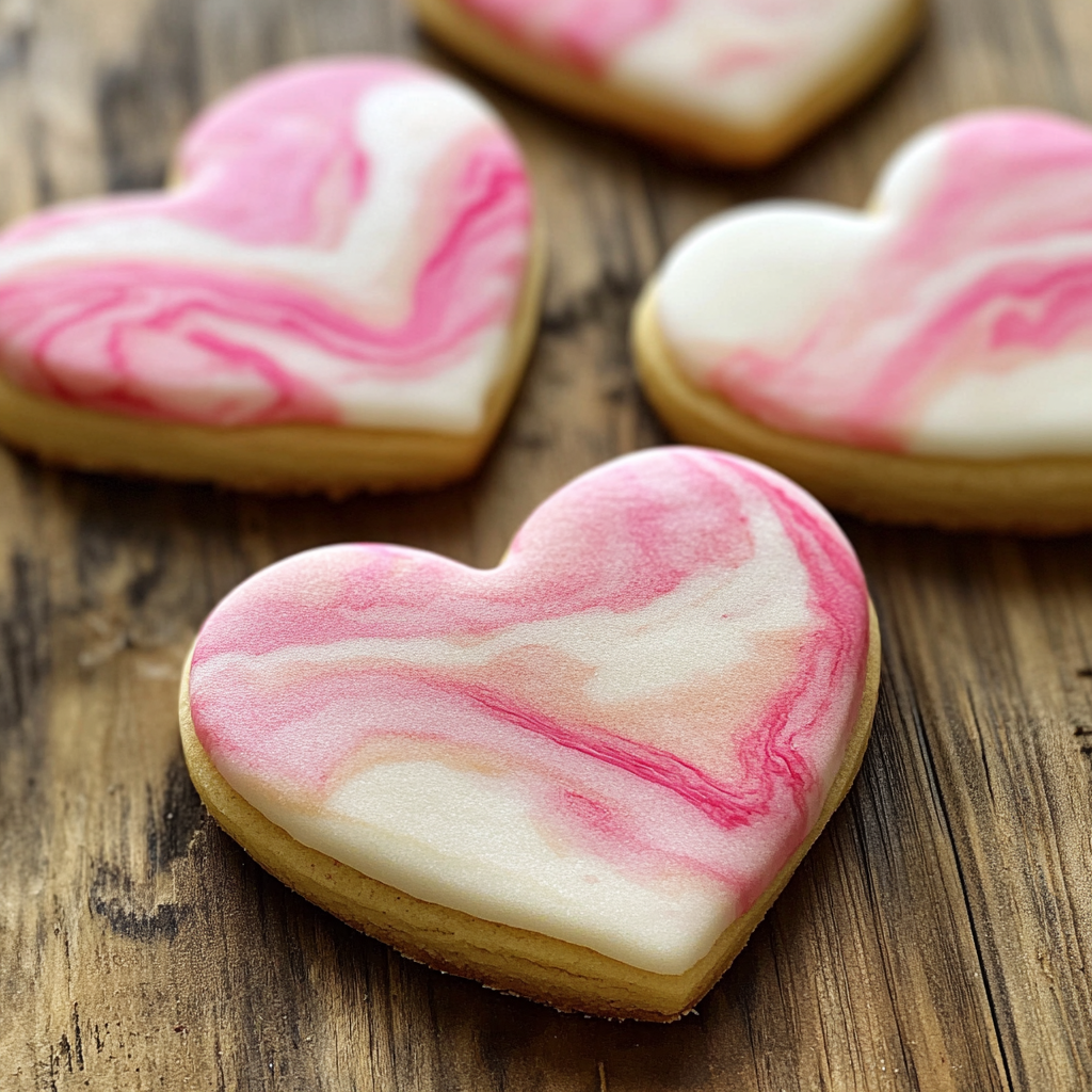 Marbled Valentine Sugar Cookies Recipe