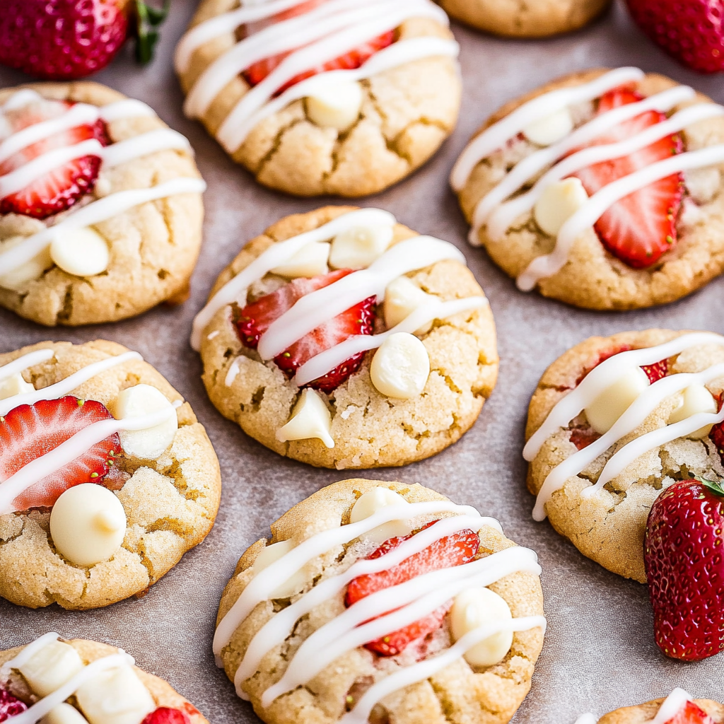 Strawberry Shortcake Cookies