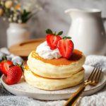 Fluffy Japanese Soufflé Pancakes: Soft, Airy, and Perfectly Delicious