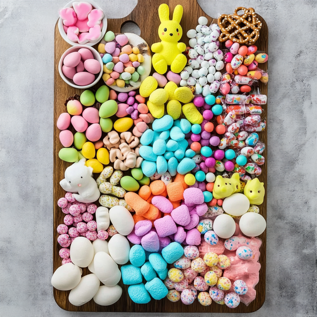 Easter Candy Charcuterie Board