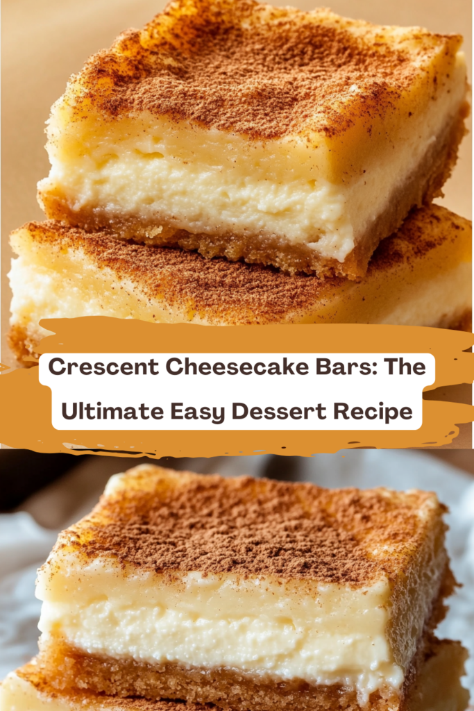 Crescent Cheesecake Bars: The Ultimate Easy Dessert Recipe