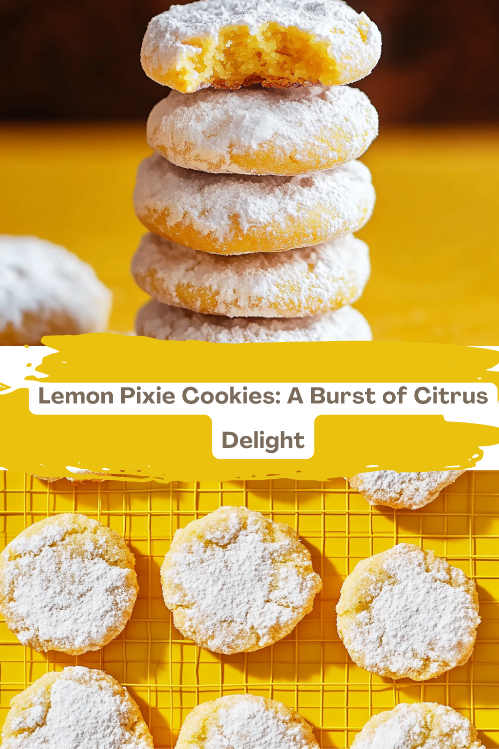 Lemon Pixie Cookies