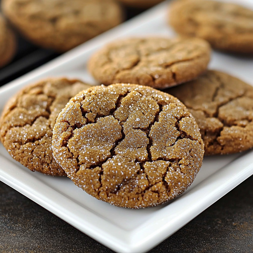 Soft and Chewy Ginger Snaps