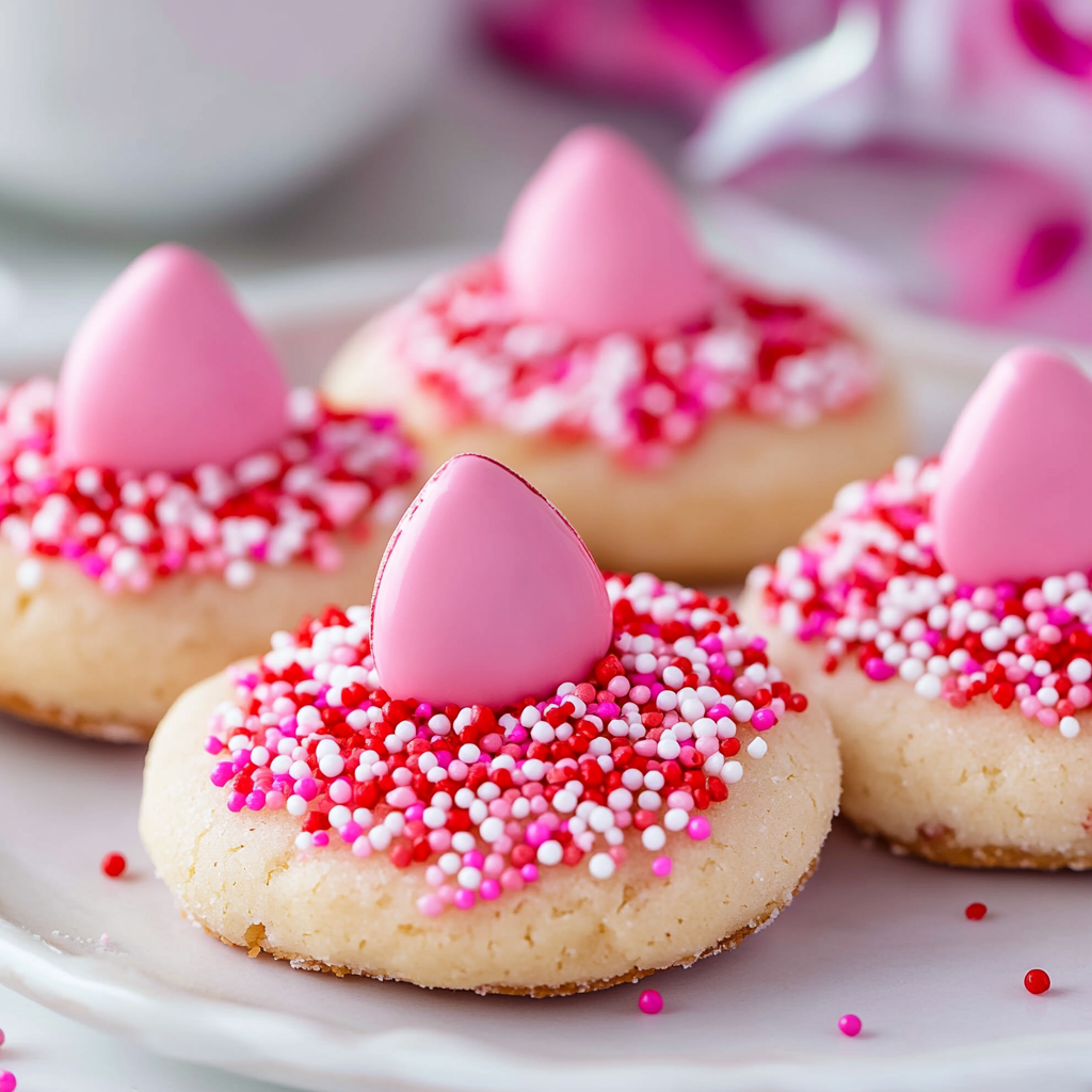 Strawberry Kiss Cookies