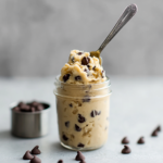 Edible Chocolate Chip Cookie Dough for One