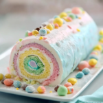 Easter Swiss Roll – A Sweet & Colorful Delight!