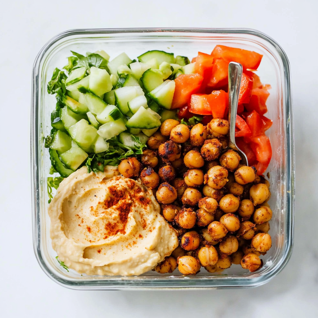 Spicy Mediterranean Lunch Bowl – Healthy, Flavorful & Ready in 20 Minutes!