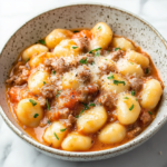 Creamy Ground Beef Gnocchi