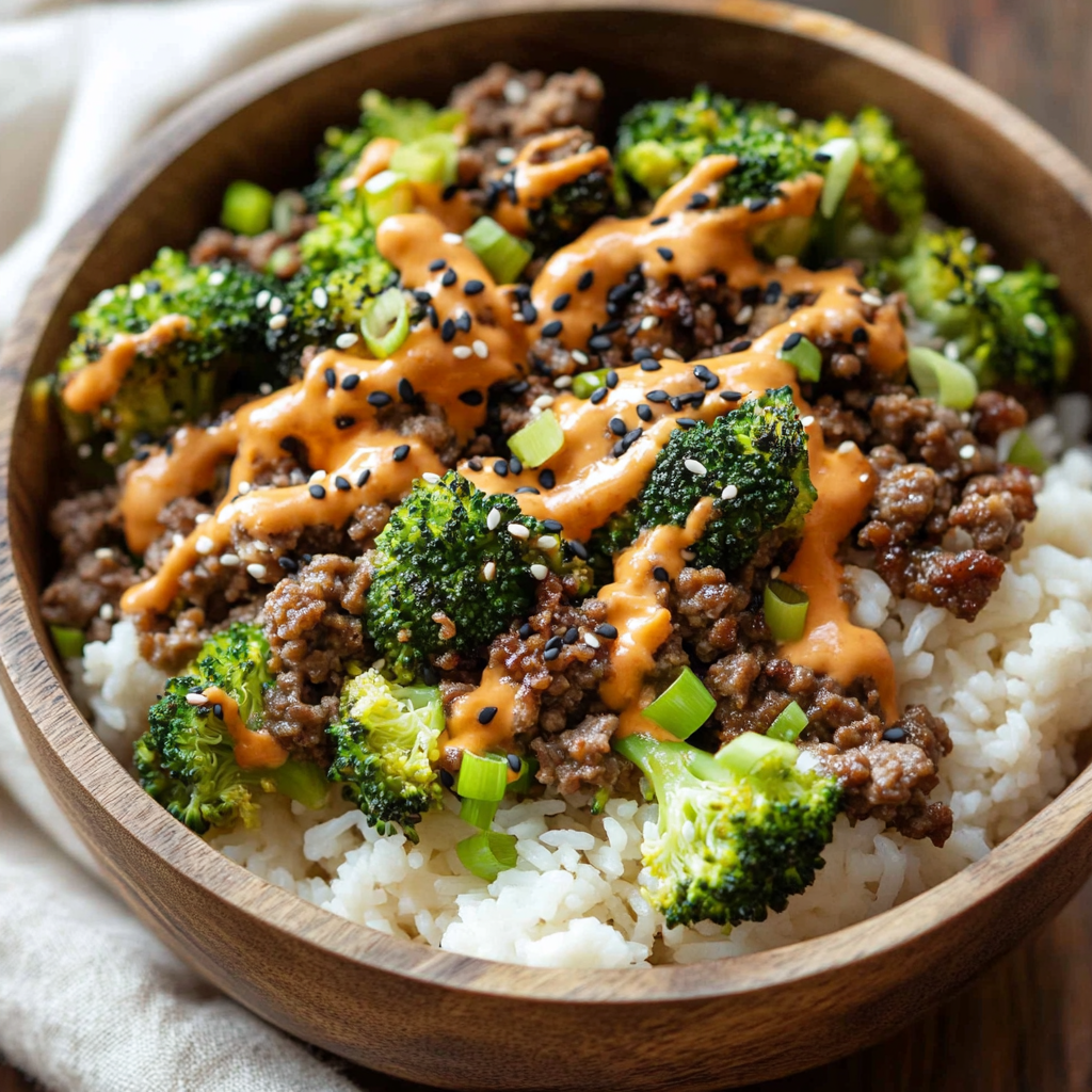 Teriyaki Ground Beef and Broccoli