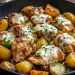 Garlic Parmesan Chicken & Potatoes – The Ultimate One-Pan Dinner