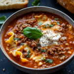 Lasagna Soup – A Cozy, Cheesy Delight!