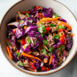 Healthy Ground Beef & Cabbage Stir-Fry