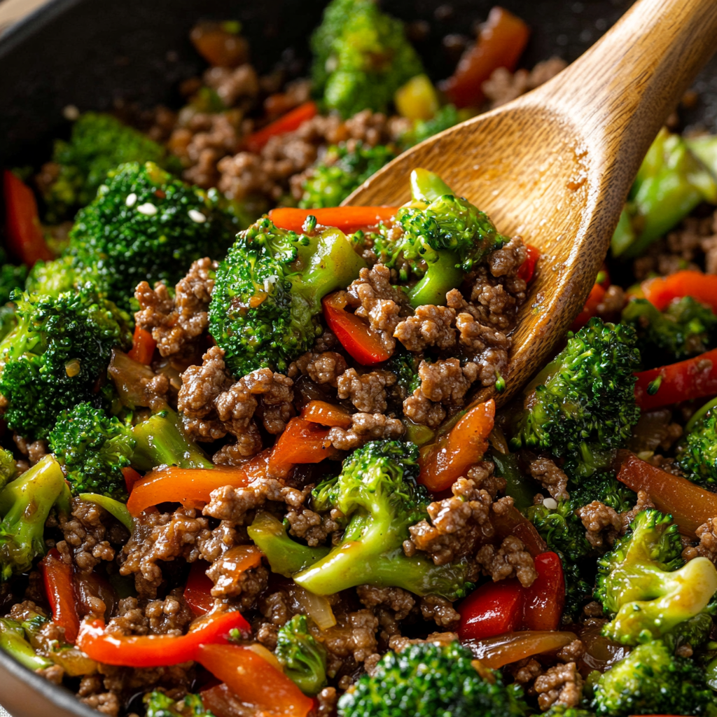 🥢 Easy Ground Beef & Broccoli – A Flavorful 30-Minute Meal!