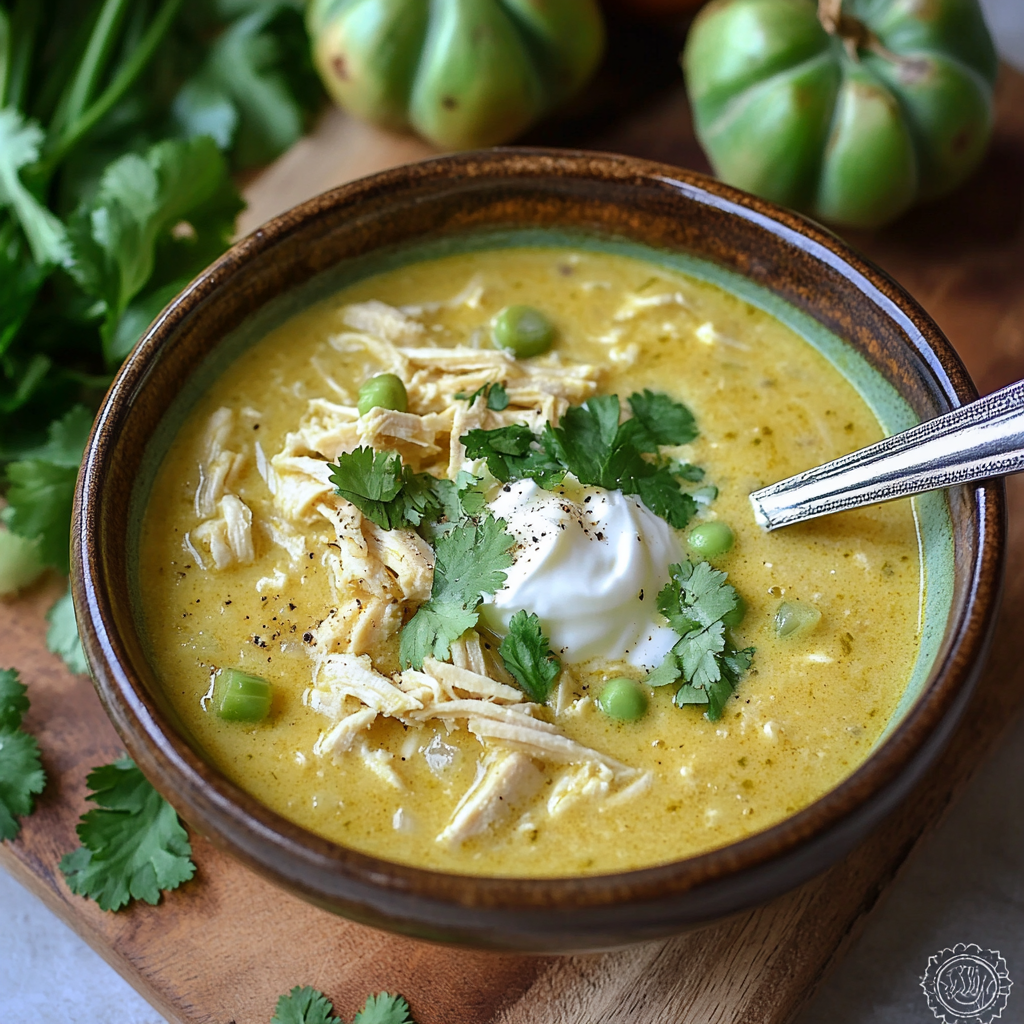 Green Chicken Enchilada Soup