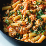 10-Minute Healthy Macaroni with Chicken