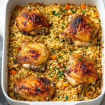 Oven Baked Chicken & Rice