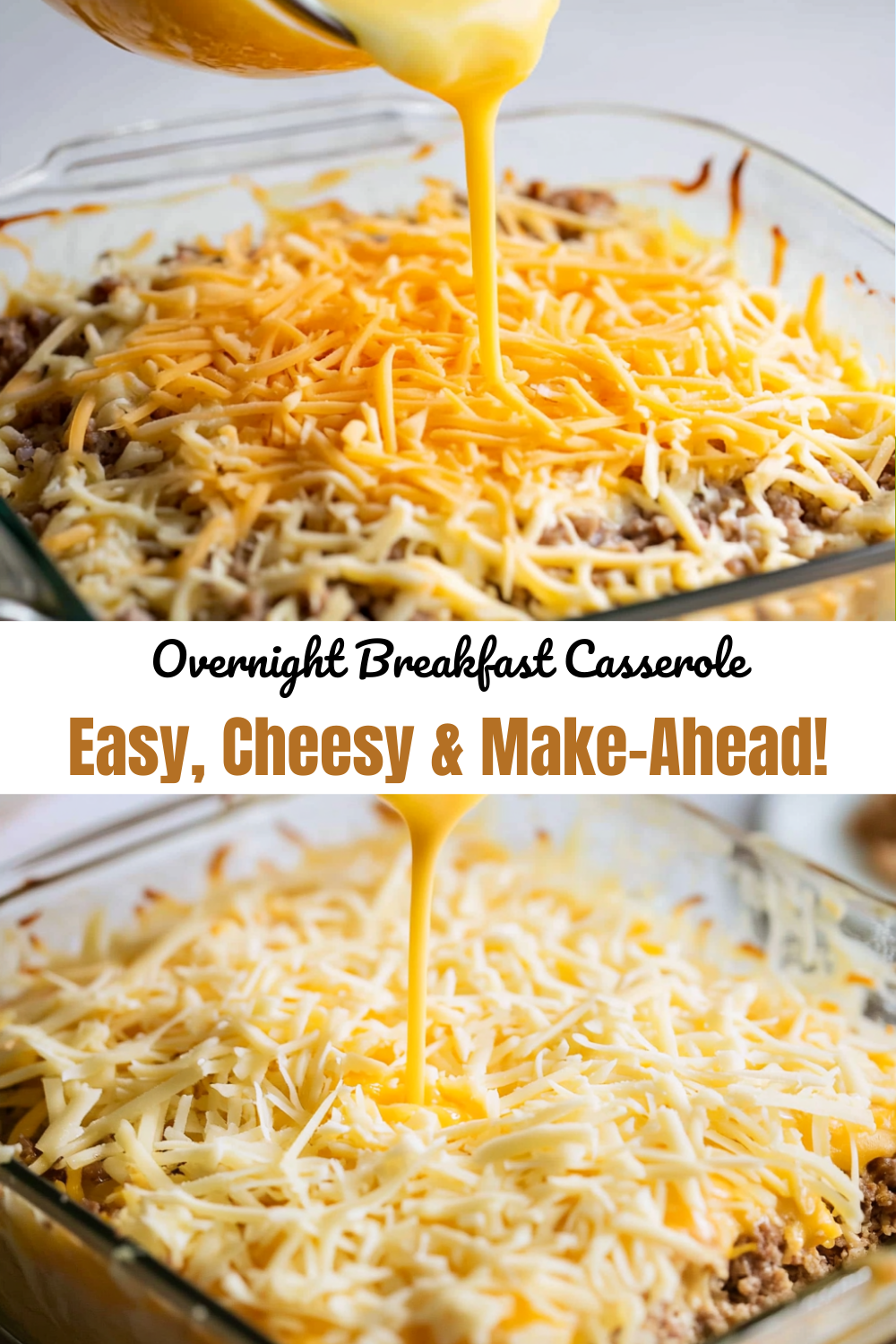 Overnight Breakfast CasseroleEasy, Cheesy & Make-Ahead!