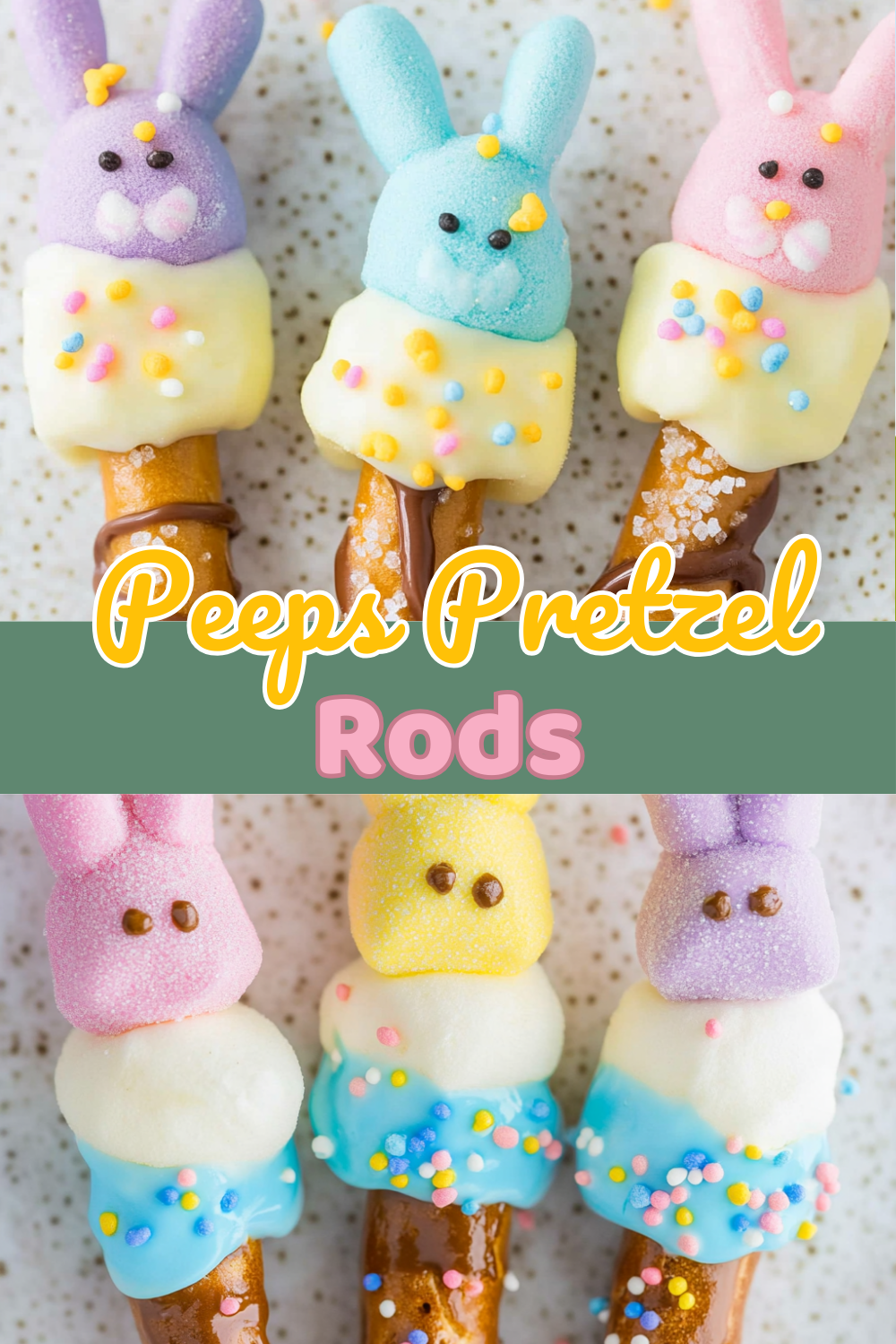 Peeps Pretzel Rods