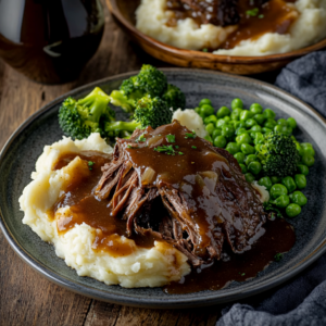 Crockpot Beef Short Ribs with Rich Gravy – Fall-Apart Tender & Flavor-Packed!