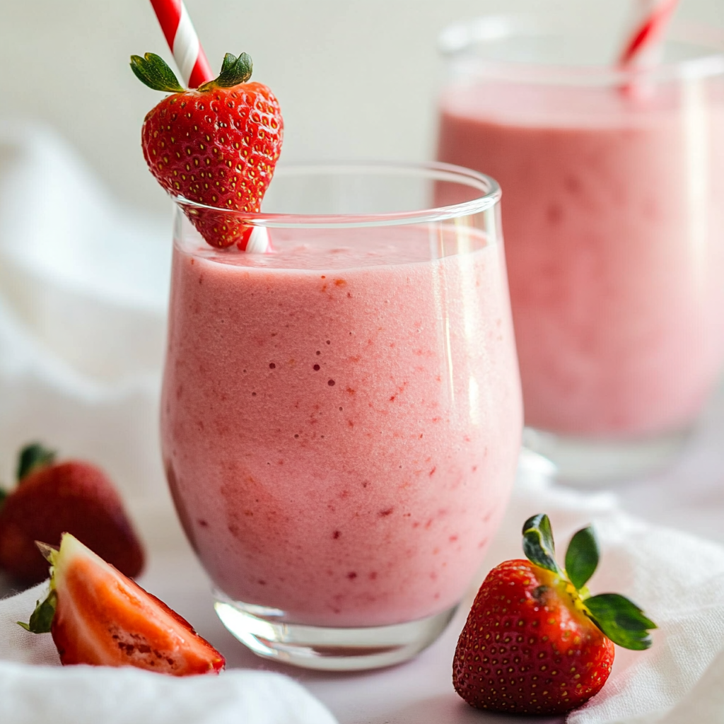 Refreshing Strawberry Smoothie!