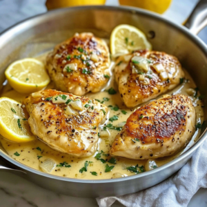 Creamy Lemon Garlic Chicken