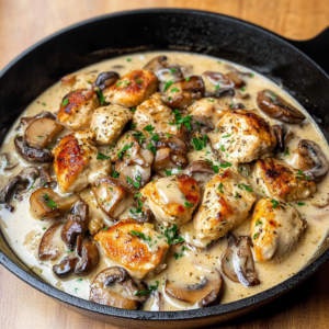 Creamy Chicken Stroganoff