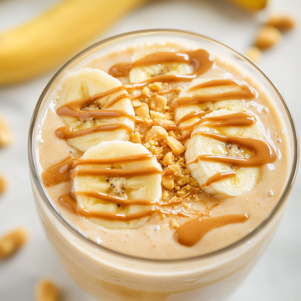 Creamy Peanut Butter Banana Smoothie