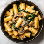 Creamy Spinach Mushroom Pasta