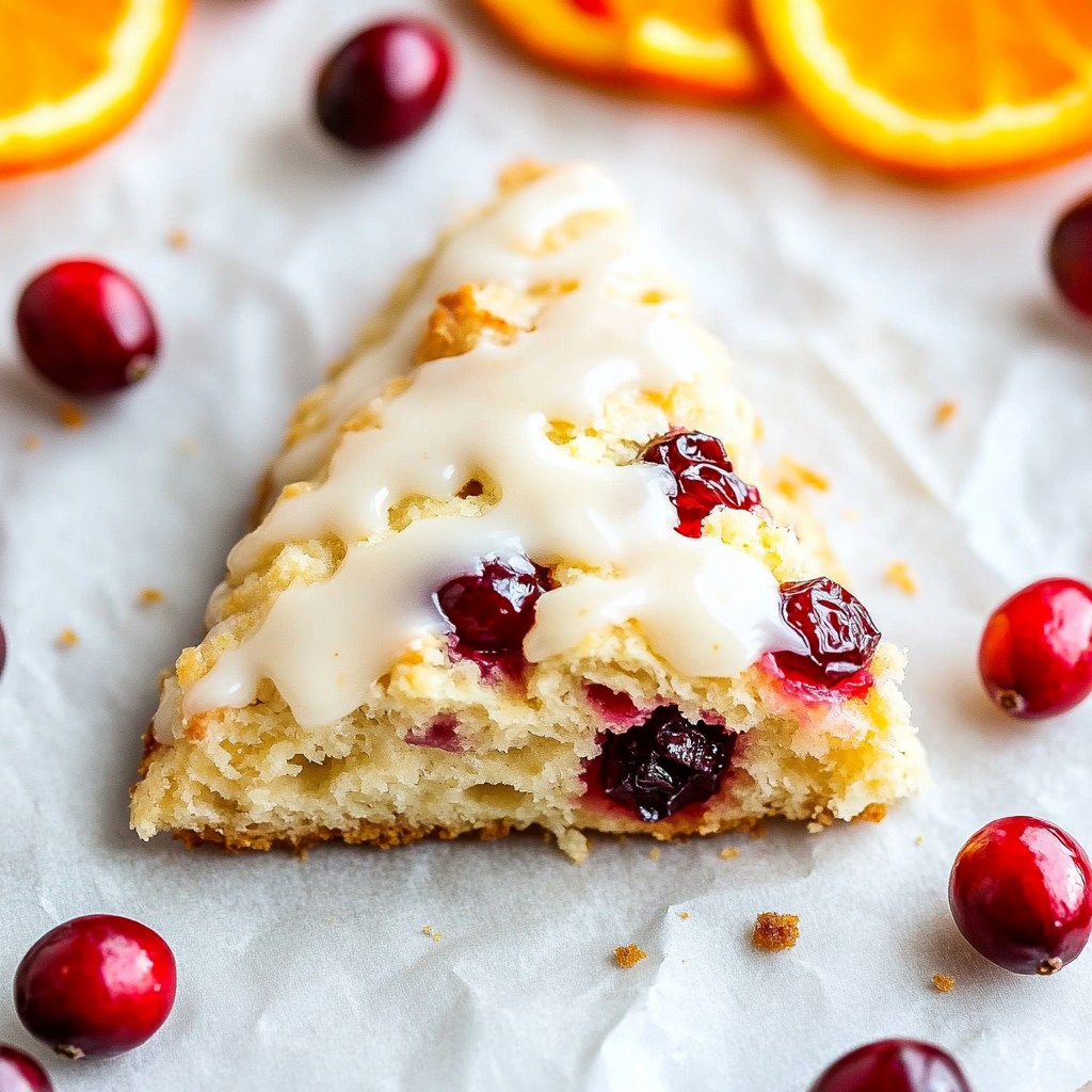 Cranberry Orange Scones
