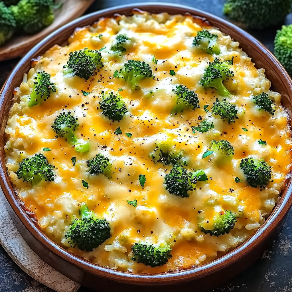 Cheesy Broccoli & Rice Casserole