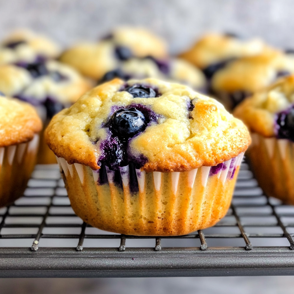 Blueberry Protein Muffins –