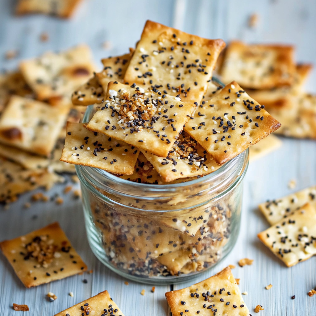 sourdough discard crackers