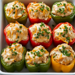 Cheesy Chicken Stuffed Peppers