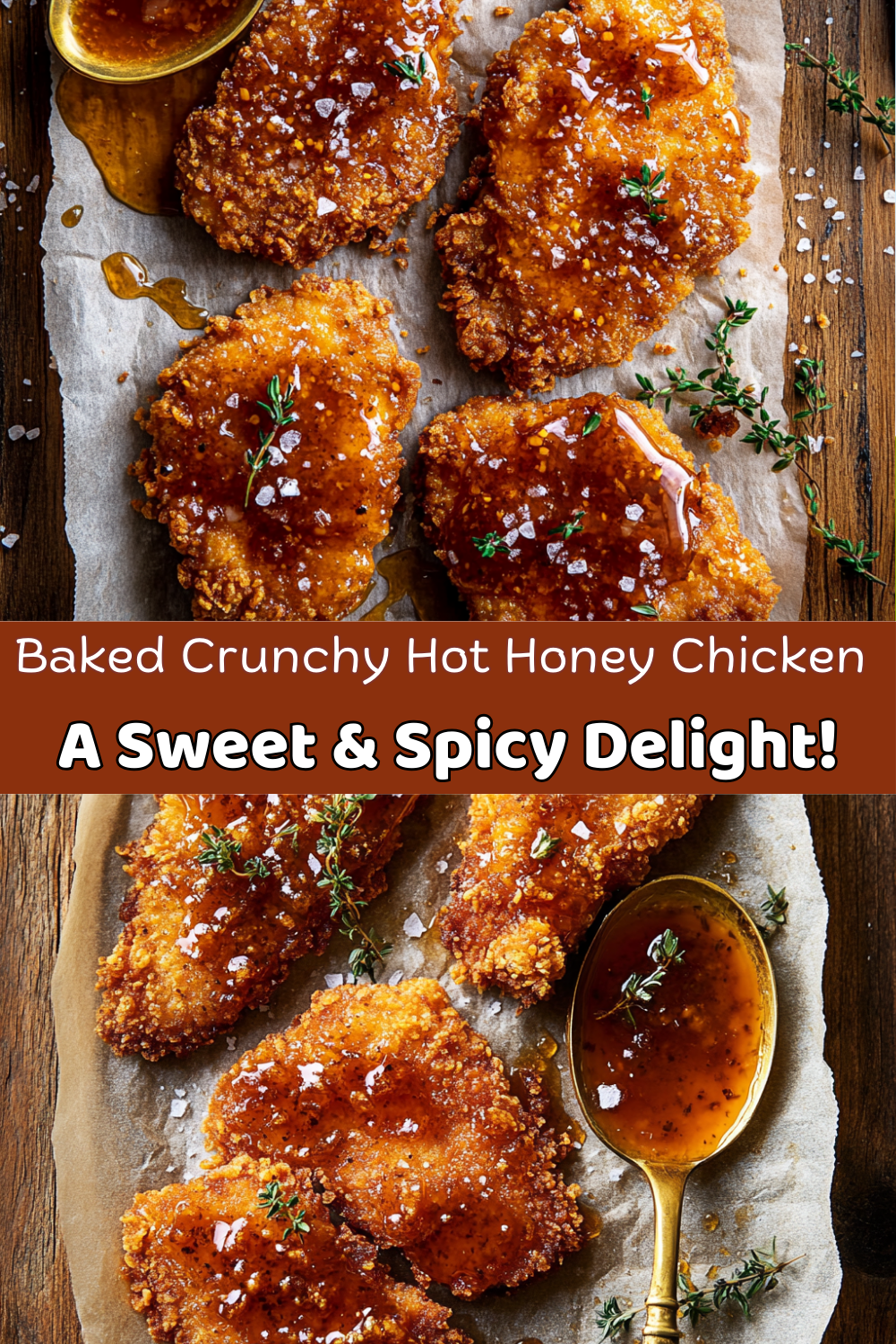 Baked Crunchy Hot Honey Chicken