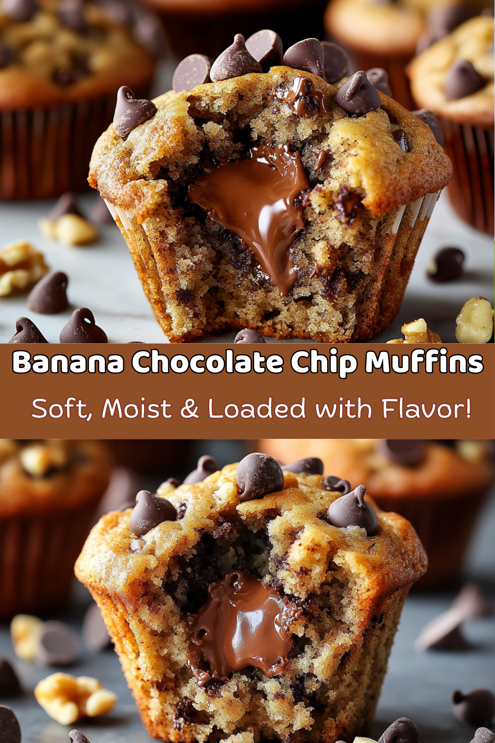 Banana Chocolate Chip Muffins