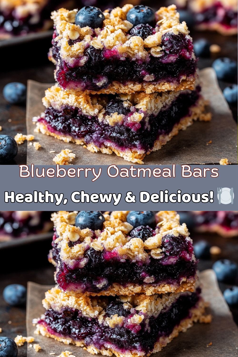 Blueberry Oatmeal Bars