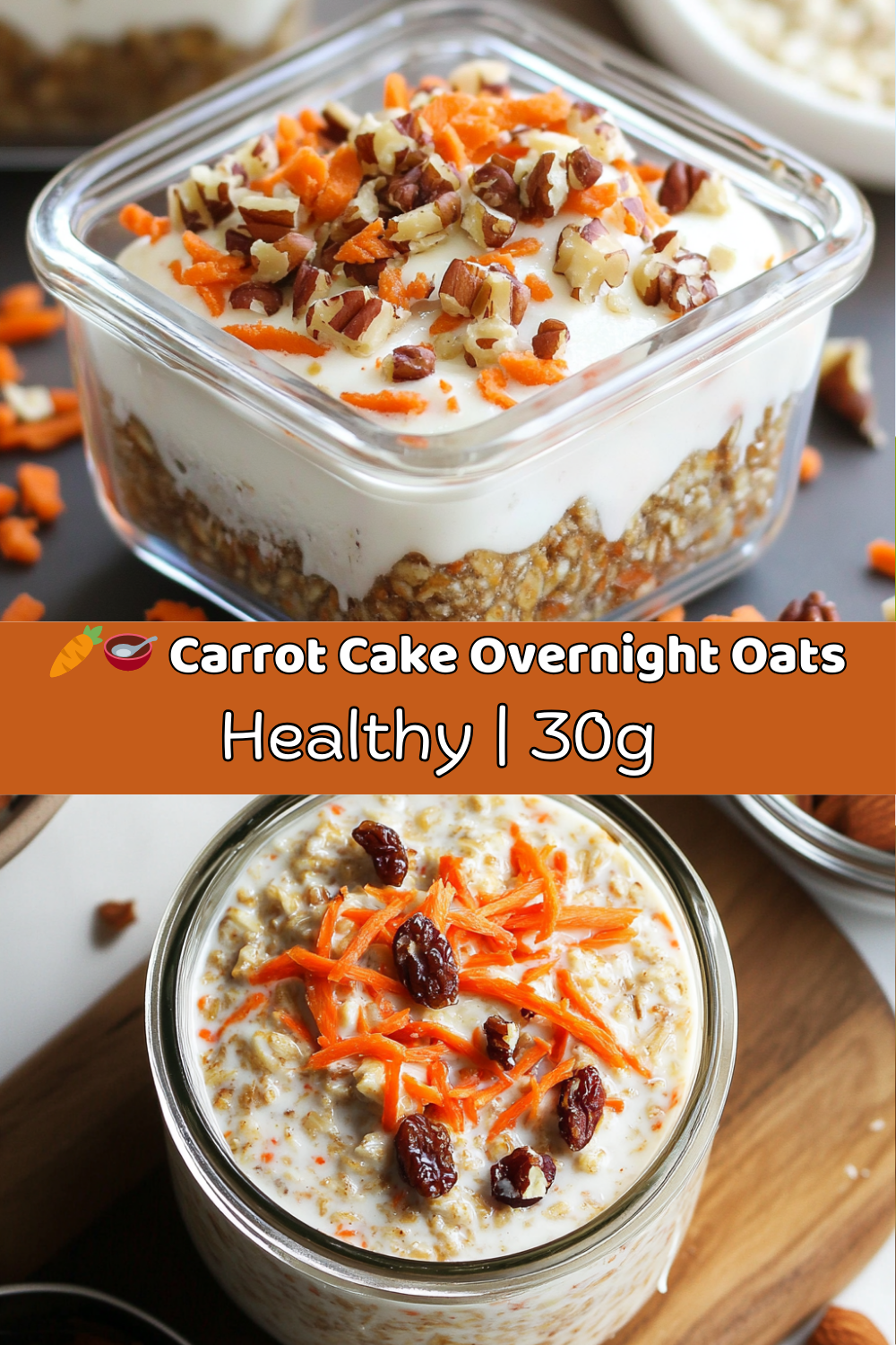 Carrot Cake Overnight Oats