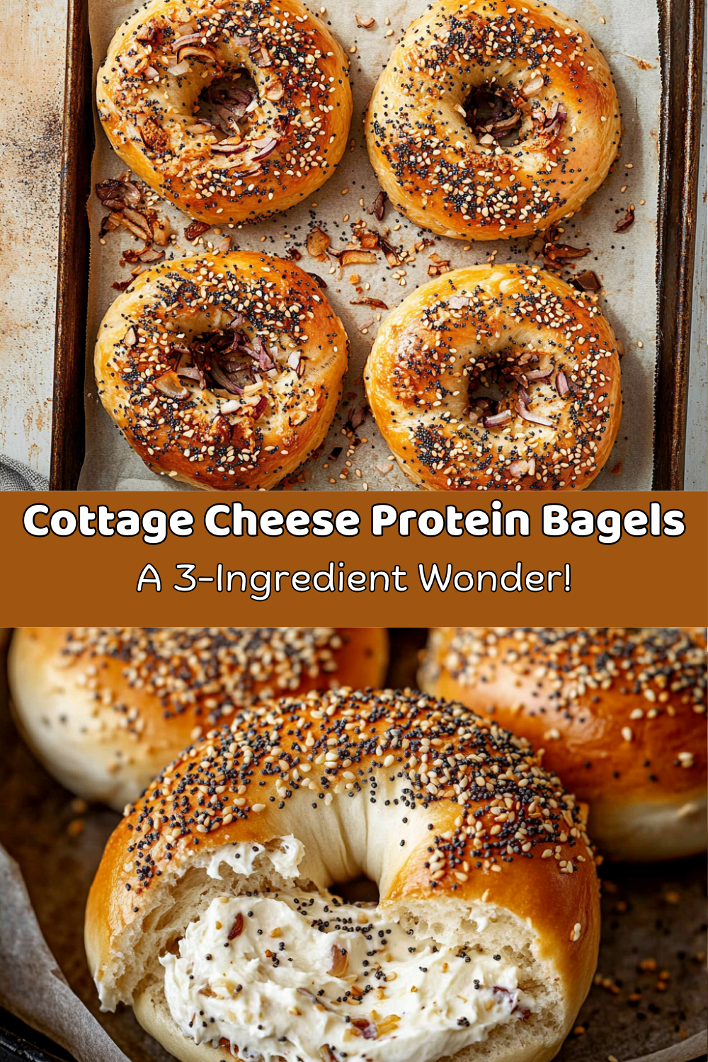 Cottage Cheese Protein Bagels