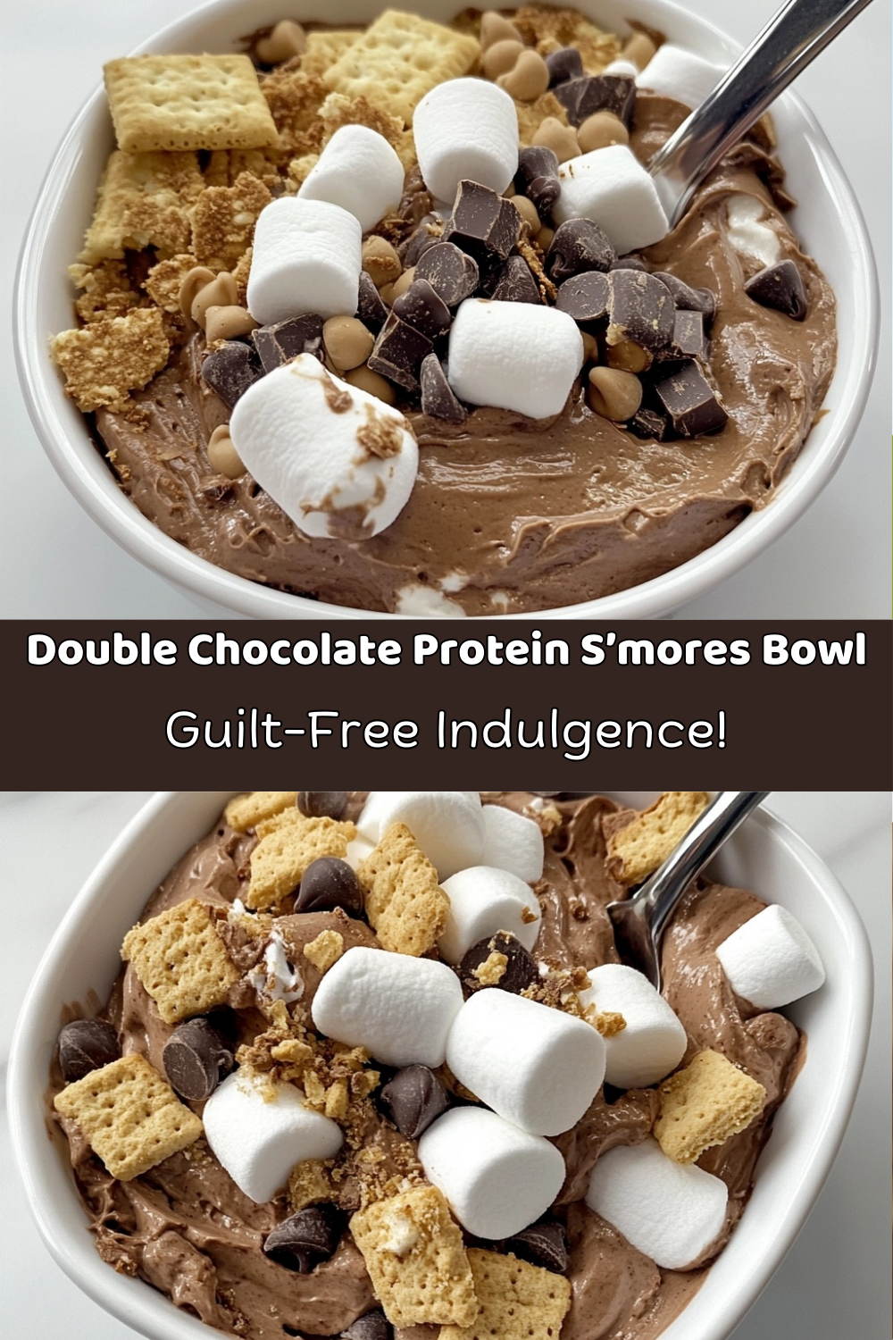 Double Chocolate Protein S’mores Bowl