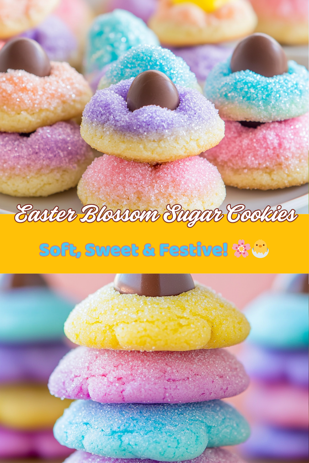 Easter Blossom Sugar Cookies